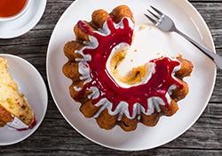 Red, White, and Blue Bundt Cake